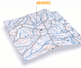 3d view of Ādī Ākel