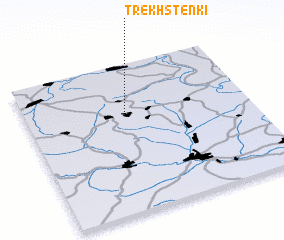 3d view of Trëkhstenki