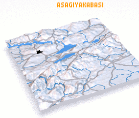 3d view of Aşağıyakabaşı