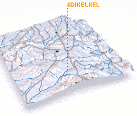 3d view of Ādī Kʼelkʼel