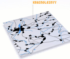 3d view of Krasnolesnyy