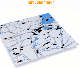 3d view of Oktyabr\