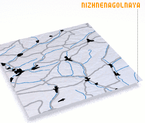 3d view of Nizhnenagol\