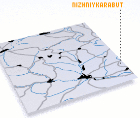 3d view of Nizhniy Karabut