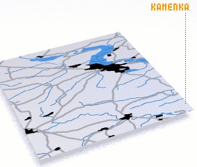 3d view of Kamenka