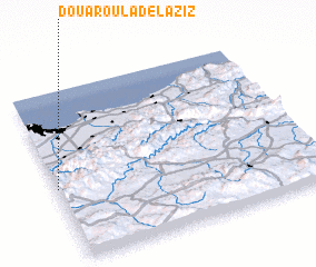 3d view of Douar Oulad el ʼAzîz