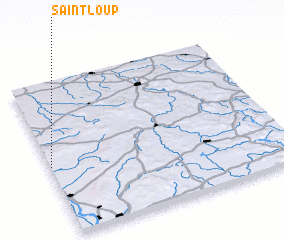 3d view of Saint-Loup