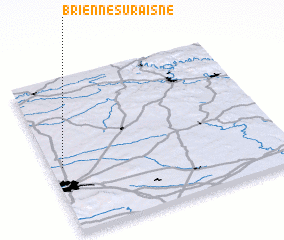 3d view of Brienne-sur-Aisne