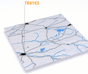3d view of Troyes