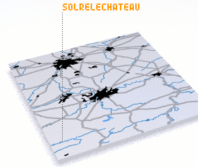 3d view of Solre-le-Château