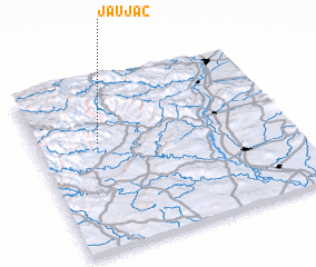 3d view of Jaujac