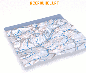 3d view of Azerou Kellat