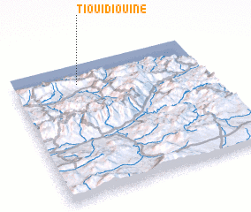 3d view of Tiouidiouine