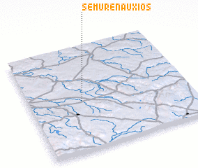 3d view of Semur-en-Auxios