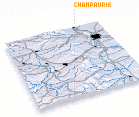 3d view of Champaurie