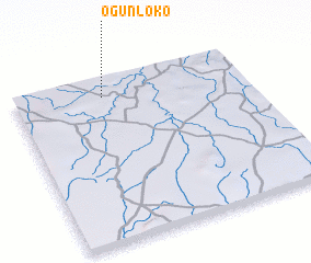 3d view of Ogunloko