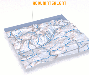 3d view of Agouni-n-Tsalent