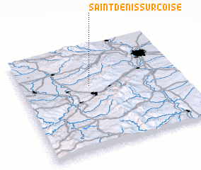 3d view of Saint-Denis-sur-Coise