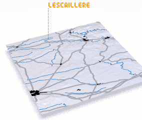 3d view of LʼEscaillère