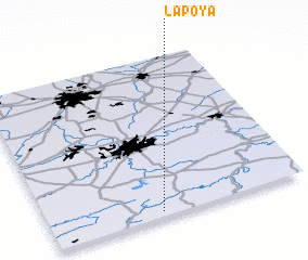 3d view of La Poya