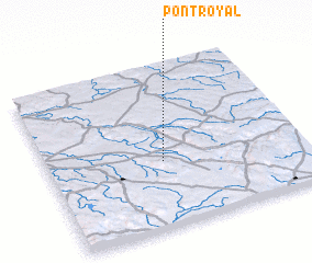 3d view of Pont Royal