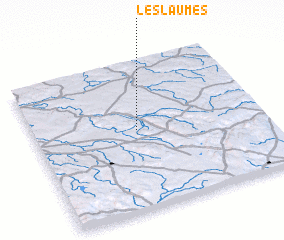 3d view of Les Laumes