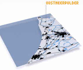 3d view of Oost-Meerpolder