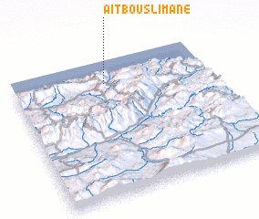 3d view of Aït Bou Slimane