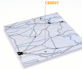 3d view of Cauroy