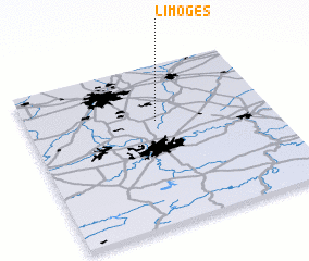 3d view of Limoges