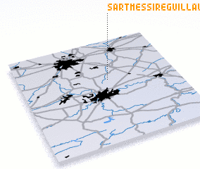 3d view of Sart Messire Guillaume