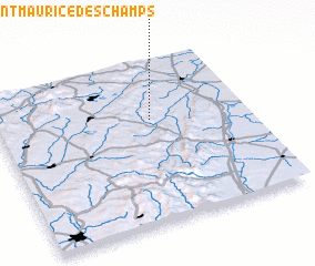 3d view of Saint-Maurice-des-Champs