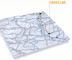 3d view of Chusclan