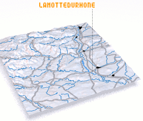 3d view of Lamotte-du-Rhône