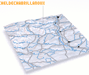 3d view of Saint-Michel-de-Chabrillanoux