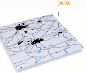 3d view of Denée