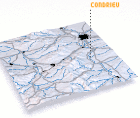 3d view of Condrieu