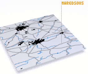 3d view of Maredsous