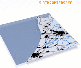 3d view of Sint Maartenszee