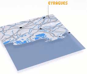 3d view of Eyragues