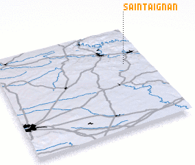 3d view of Saint-Aignan