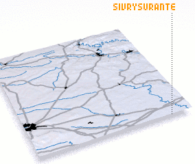 3d view of Sivry-sur-Ante