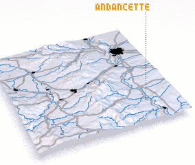 3d view of Andancette