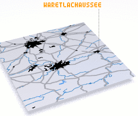 3d view of Waret-la-Chaussée