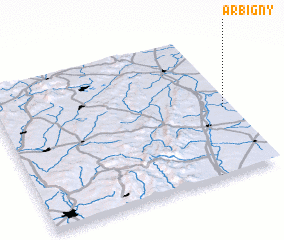 3d view of Arbigny