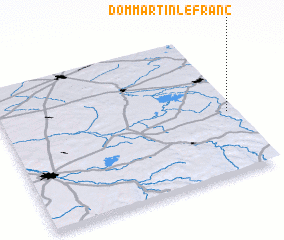 3d view of Dommartin-le-Franc