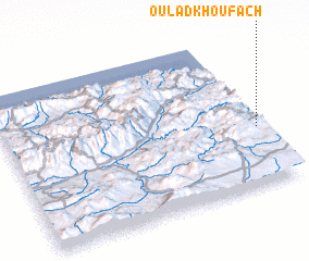 3d view of Oulad Khoufach