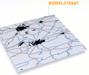 3d view of Hompelstraat