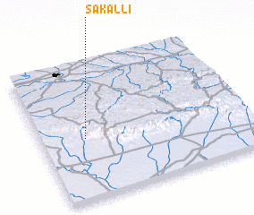 3d view of Sakallı