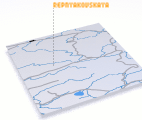 3d view of Repnyakovskaya